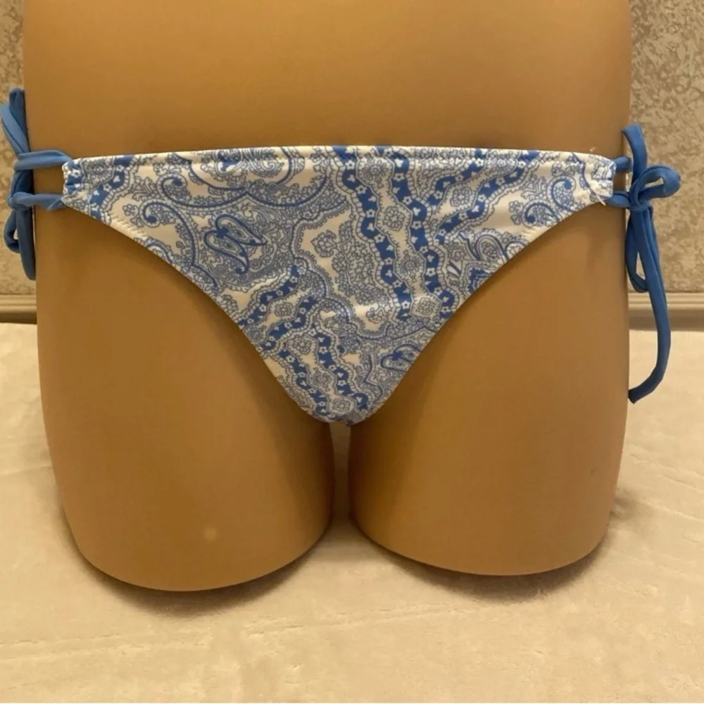 Victoria's Secret Blue and White Paisley Bombshell Bikini